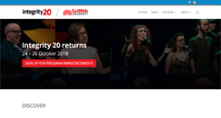 Desktop Screenshot of integrity20.org